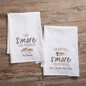 Smores Personalized Tea Towel - 44080