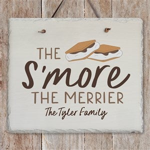 Smores Personalized Outdoor Slate Sign - 44081