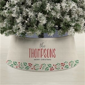 Christmas Wreath Personalized Christmas Tree Collar - 44103