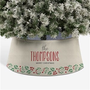 Christmas Wreath Personalized Christmas Tree Collar - 44103