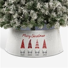 Christmas Gnomes Personalized Christmas Tree Collar - 44115