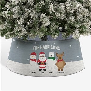 Santa and Friends Personalized Christmas Tree Collar - 44118