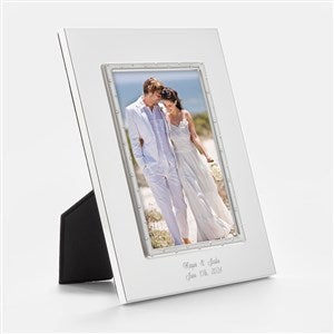 Engraved Lenox "Devotion" Wedding 5x7 Picture Frame - 44129