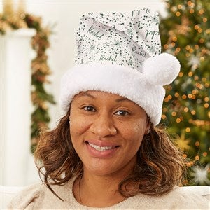 Starburst Personalized Santa Hat - Adult - 44144-A