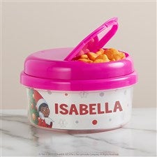 The Elf on the Shelf® Tree Personalized Toddler 12 oz. Snack Cup- Pink - 44151-P