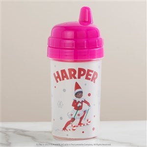 The Elf on the Shelf® Candy Cane Personalized Toddler 10 oz. Sippy Cup- Pink - 44152-P