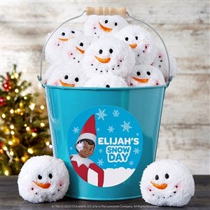 The Elf on the Shelf Personalized Metal Snowball Bucket - Turquoise - 44161-TL