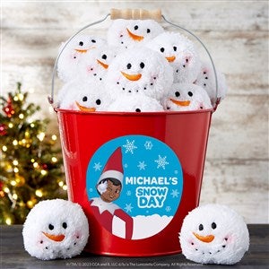 The Elf on the Shelf Personalized Metal Snowball Bucket - Red - 44161-RL