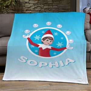The Elf on the Shelf Snowball Personalized Fleece Blanket - 60x80 - 44162-L
