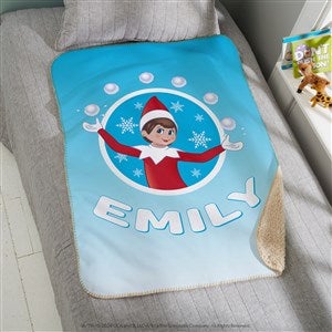The Elf on the Shelf Snowball Personalized Sherpa Fleece Blanket - 30x40 - 44162-SS