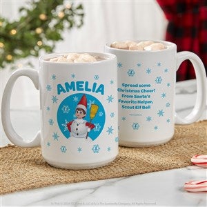 The Elf on the Shelf Snowball Personalized Christmas Mug - 15 oz - White - 44163-L
