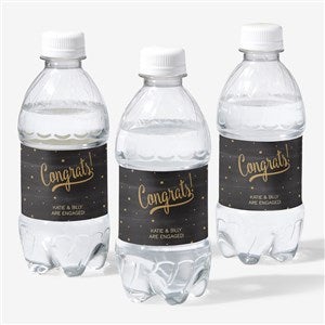 Congratulations Personalized Water Bottle Labels - 44211