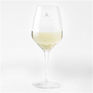 Engraved Luigi Bormioli Monogram Atelier White Wine Glass - 44261