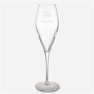 Engraved Luigi Bormioli Business Atelier Champagne Flute - 44275