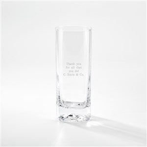 Engraved Luigi Bormioli Business Highball Drinking Glass - 44316