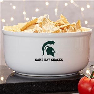 NCAA Michigan State Spartans Personalized 5 Qt. Chip Bowl - 44370-L