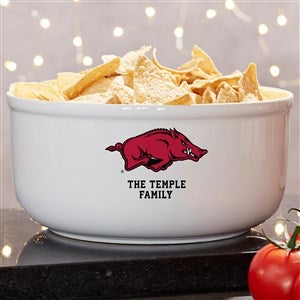 NCAA Arkansas Razorbacks Personalized 5 Qt. Chip Bowl - 44373-L