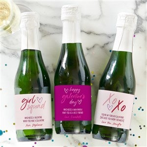 Galentines Day Personalized Mini Liquor Bottle Labels - 44447