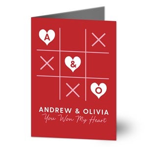 Tic Tac Toe Love Greeting Card - 44459