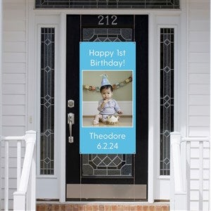 Party Photo Personalized Photo Door Banner- 1 Photo - 44475
