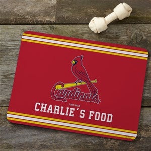 MLB St. Louis Cardinals Personalized Pet Food Mat - 44480