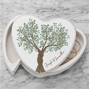Rooted In Love Personalized Heart Jewelry Box - 44500