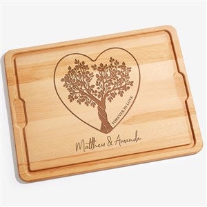Rooted In Love Personalized Hardwood Charcuterie Board - 18x24 - 44503-XXL