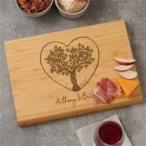 Rooted In Love Personalized Bamboo Charcuterie Board- 14x18 - 44504-L
