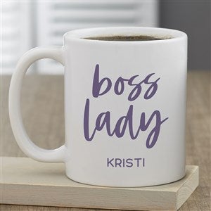 Boss Lady Personalized Coffee Mug 11 oz.- White - 44513-S