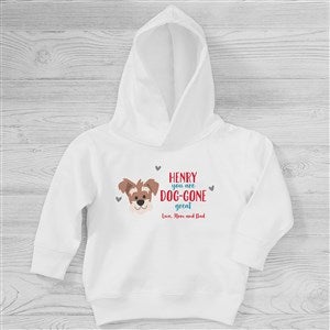 Dog Gone Cute Personalized Toddler Hooded Sweatshirt - 44544-CTHS