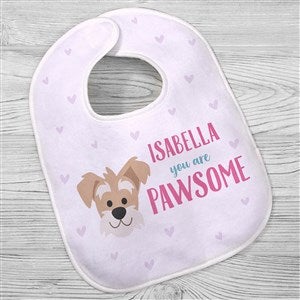 Dog Gone Cute Personalized Baby Bib - 44547-B