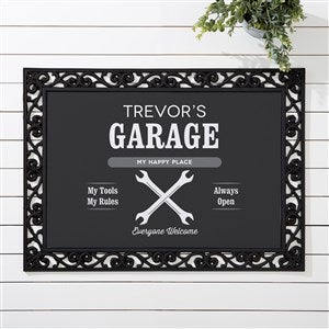 His Place Personalized Doormat- 18x27 - 44548