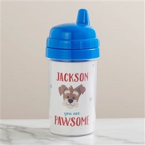 Dog Gone Cute Personalized Toddler 10 oz. Sippy Cup- Blue - 44553-B