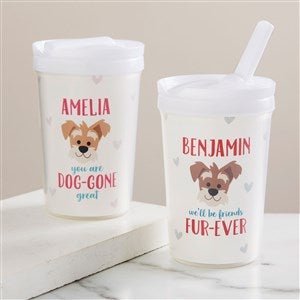 Dog Gone Cute Personalized Toddler 8oz. Sippy Cup - 44554
