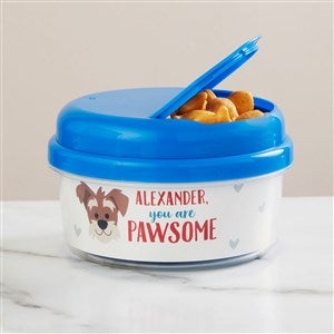 Dog Gone Cute Personalized Toddler Snack Cup - Blue - 44556-SB