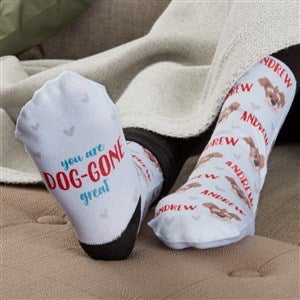 Dog Gone Cute Personalized Kids Socks - 44558