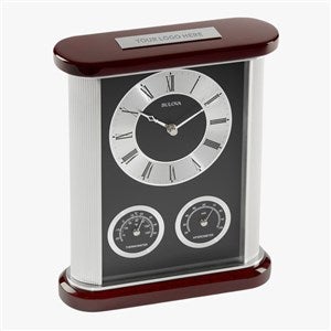 Engraved Logo Bulova Belvedere Recognition Clock and Meter - 44568
