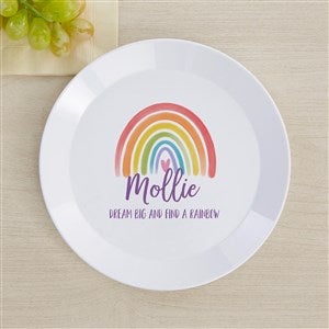 Watercolor Brights Personalized Kids Plates - 44616-P