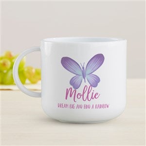 Watercolor Brights Personalized Kids Mug - 44616-M