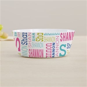 Repeating Name Personalized Kids Bowl - 44618-B