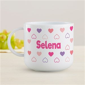 Hearts Personalized Kids Mug - 44623-M