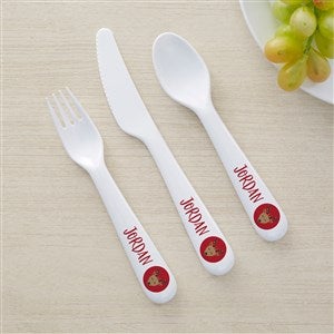 Build Your Own Reindeer Personalized Kids 3pc Utensil Set - 44626-U