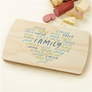 Grateful Heart Personalized Wood Cutting Board - 44637