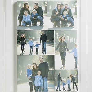 Custom Photo Collage Canvas Print - 126x20 - 4464-O