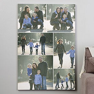 Custom Photo Collage Canvas Print - 28x42 - 4464-28x42