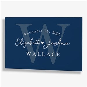 Simply Us Personalized Wedding Canvas Print - 32 x 48 - 44673-32x48