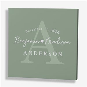Simply Us Personalized Wedding Canvas Print - 16 x 16 - 44673-16x16
