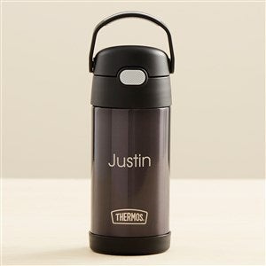 Classic Celebrations Personalized Thermos FUNtainer® Water Bottle-Black - 44694-B