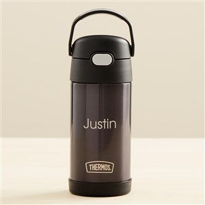 Classic Celebrations Personalized Thermos FUNtainer®  Water Bottle-Black - 44694-B