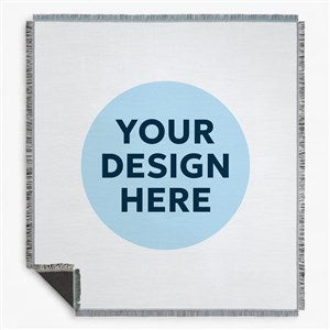 Personalized Logo 56x60 Woven Throw - 44743